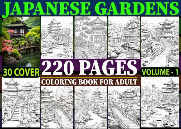 Download 220+ Japanese Gardens Coloring Pages KDP - Coloring pages kdp Collection