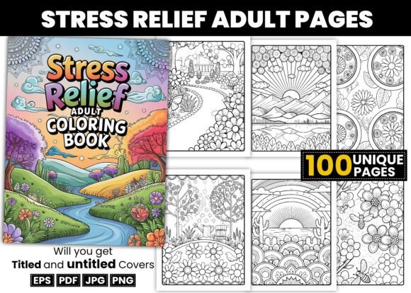 Download Stress Relief Adult Coloring Books - Stress relief Collection