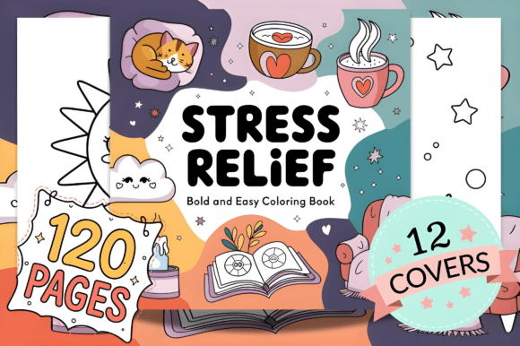 Download Bold Easy Stress Relief Coloring Pages - Stress relief Collection
