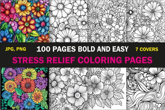 Download Stress Relief Coloring Book - Stress relief Collection