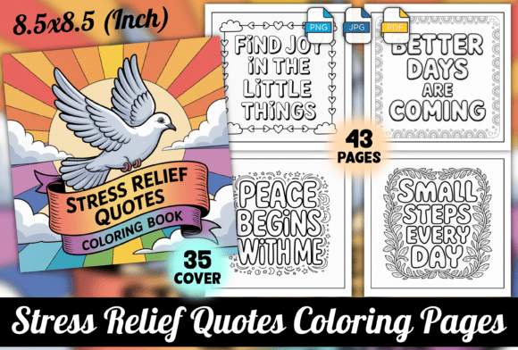 Download Stress Relief Quotes Coloring Pages - Stress relief Collection