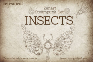 Download Zenart Steampunk Insects Set - Zenart Collection
