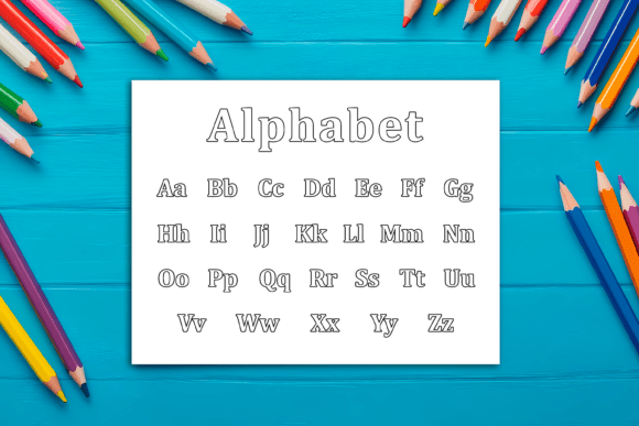 Download English Alphabet Printable Coloring Page - Premium Resources