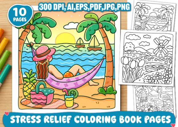 Download Stress Relief Adult Coloring Book Pages - Stress relief Collection