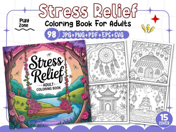 Download Stress Relief Adult Coloring Book Pages - Stress relief Collection