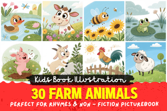 Download FARM ANIMAL - PICTURE BOOK ILLUSTRATION - Illustration Collection