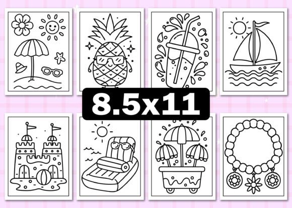 Download Retro Summer Coloring Pages for Adults - Retro summer coloring pages for adults Collection
