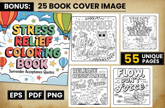 Download Stress Relief Quotes Coloring Pages - Stress relief Collection