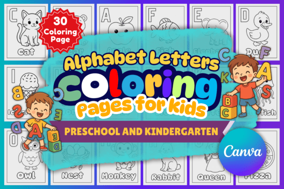 Download Alphabet Coloring Pages for Kids - Premium Resources