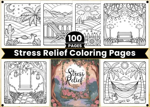 Download Stress Relief Adult Coloring Book Pages - Stress relief Collection