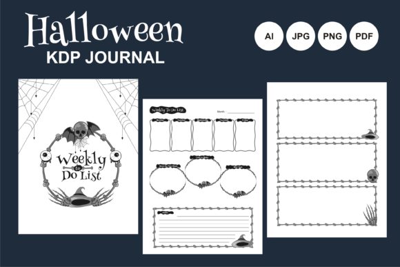 Download Halloween KDP Daily Journal Illustration - Illustration Collection