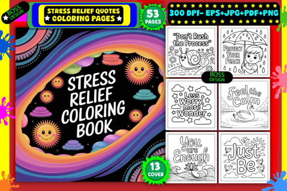 Download Stress Relief Quotes Coloring Pages - Stress relief Collection